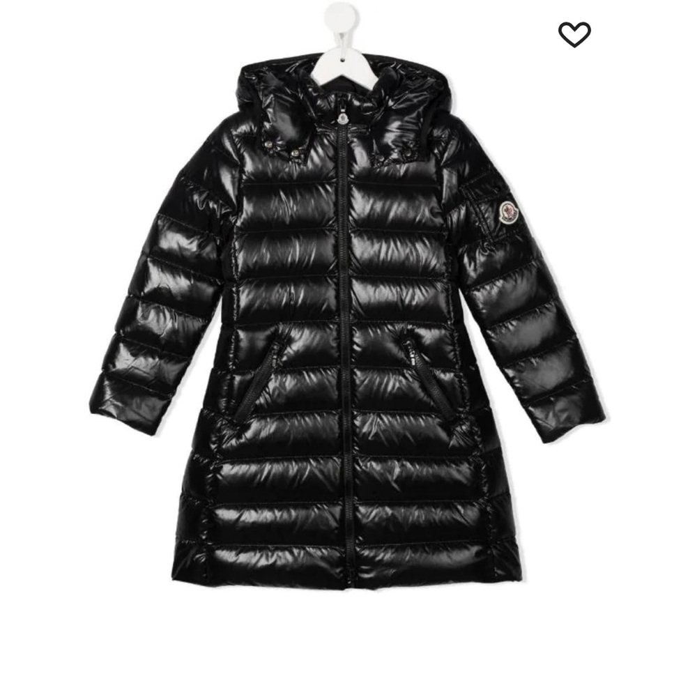 Moncler Black Girls Warm Coat